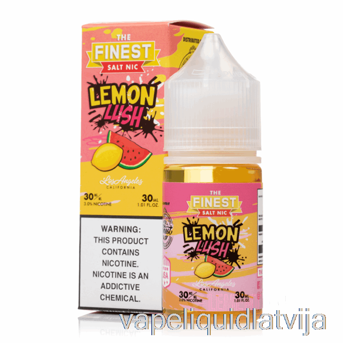 Lemon Lush - Finest Candy Edition Salt Nic - 30ml 30mg Vape šķidrums